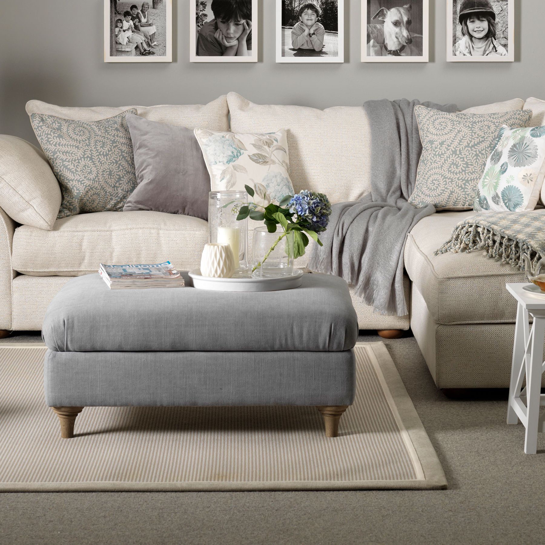 Grey Cream Living Room Grey & Cream Abstract Lines Wallpaper Mural