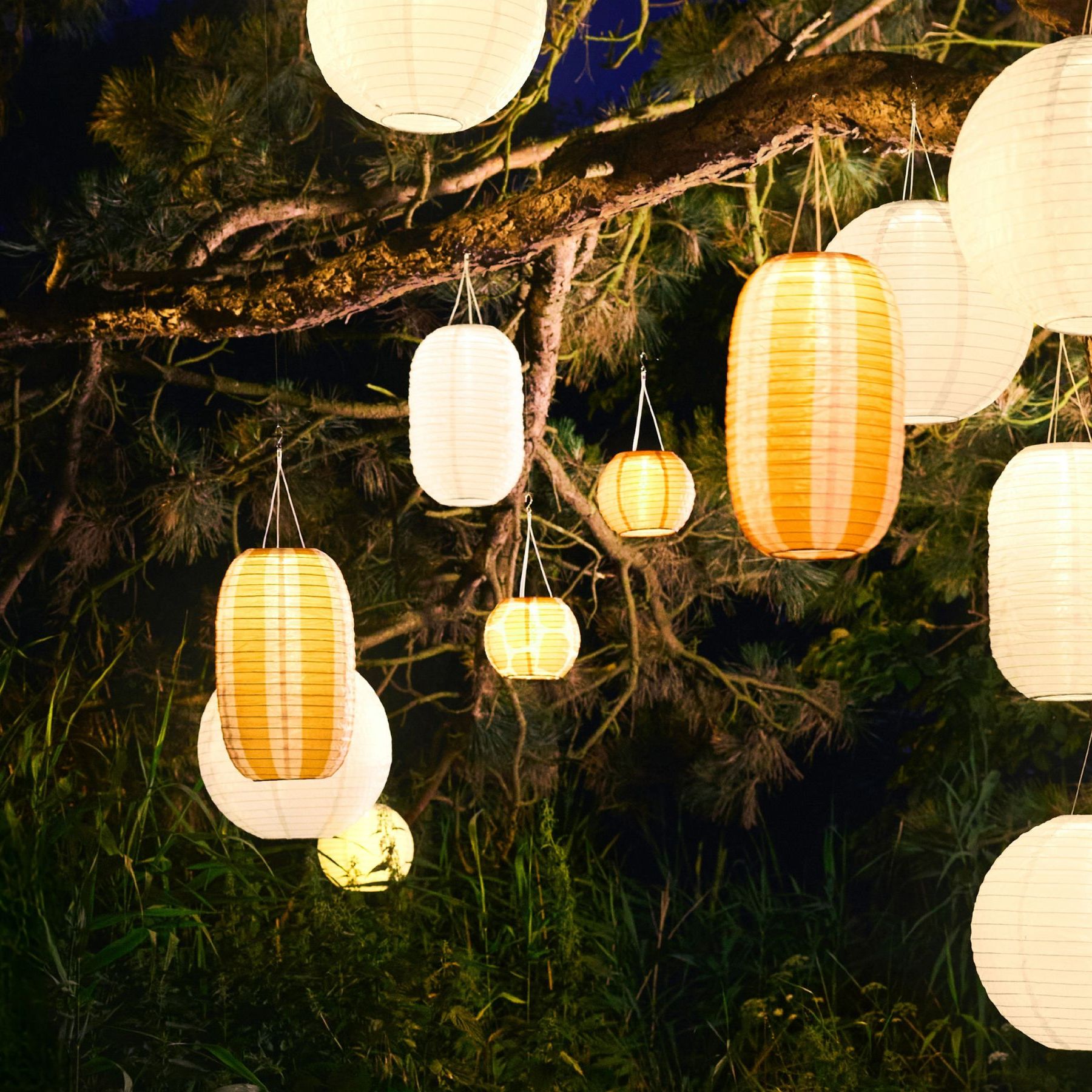 IKEA's Solar-Powered Outdoor Lanterns Look So Magical |