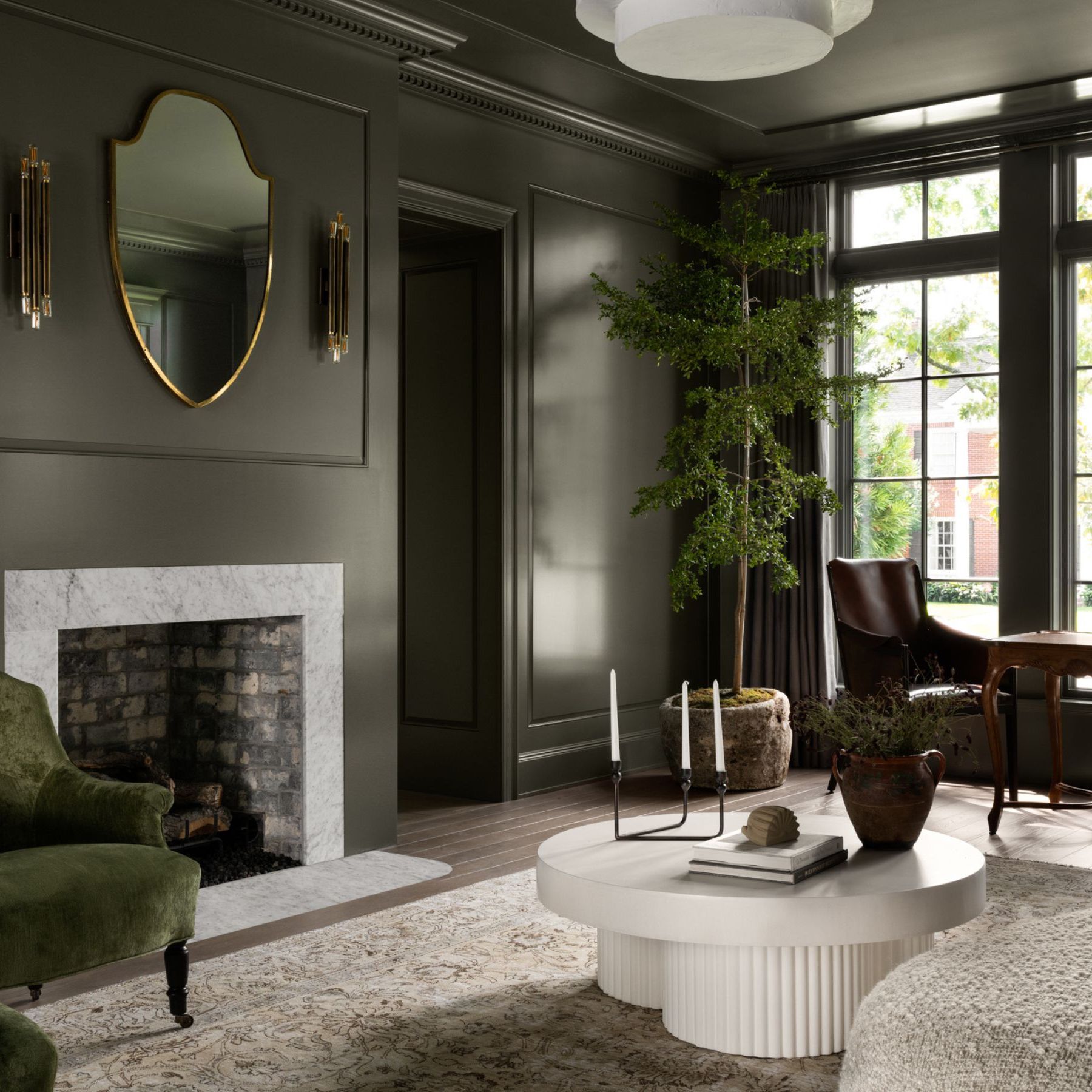 Olive Green Living Rooms Regardless of Your Stance on Color | Livingetc
