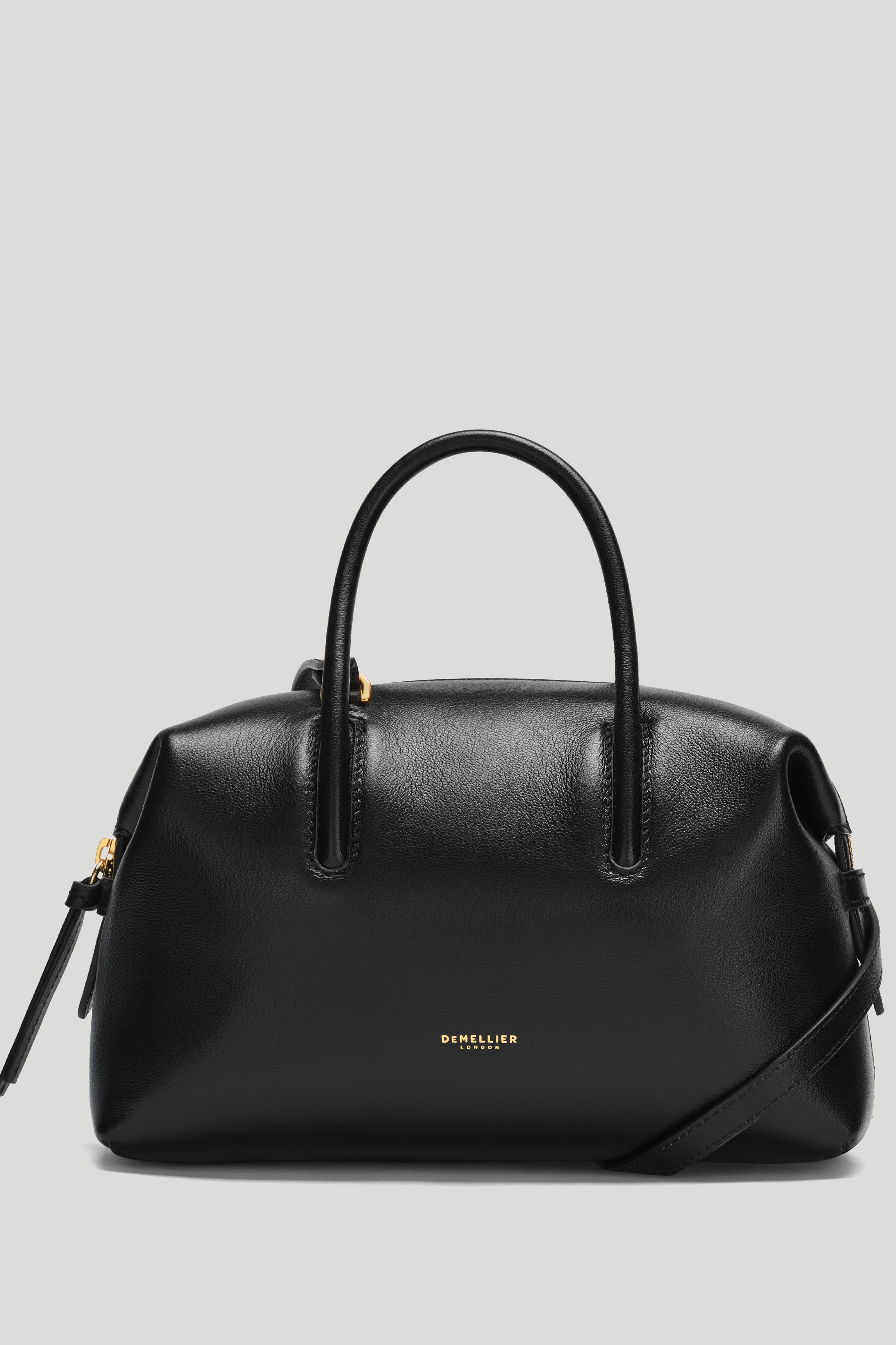 The Small Stockholm | Black Fine Grain | Demellier