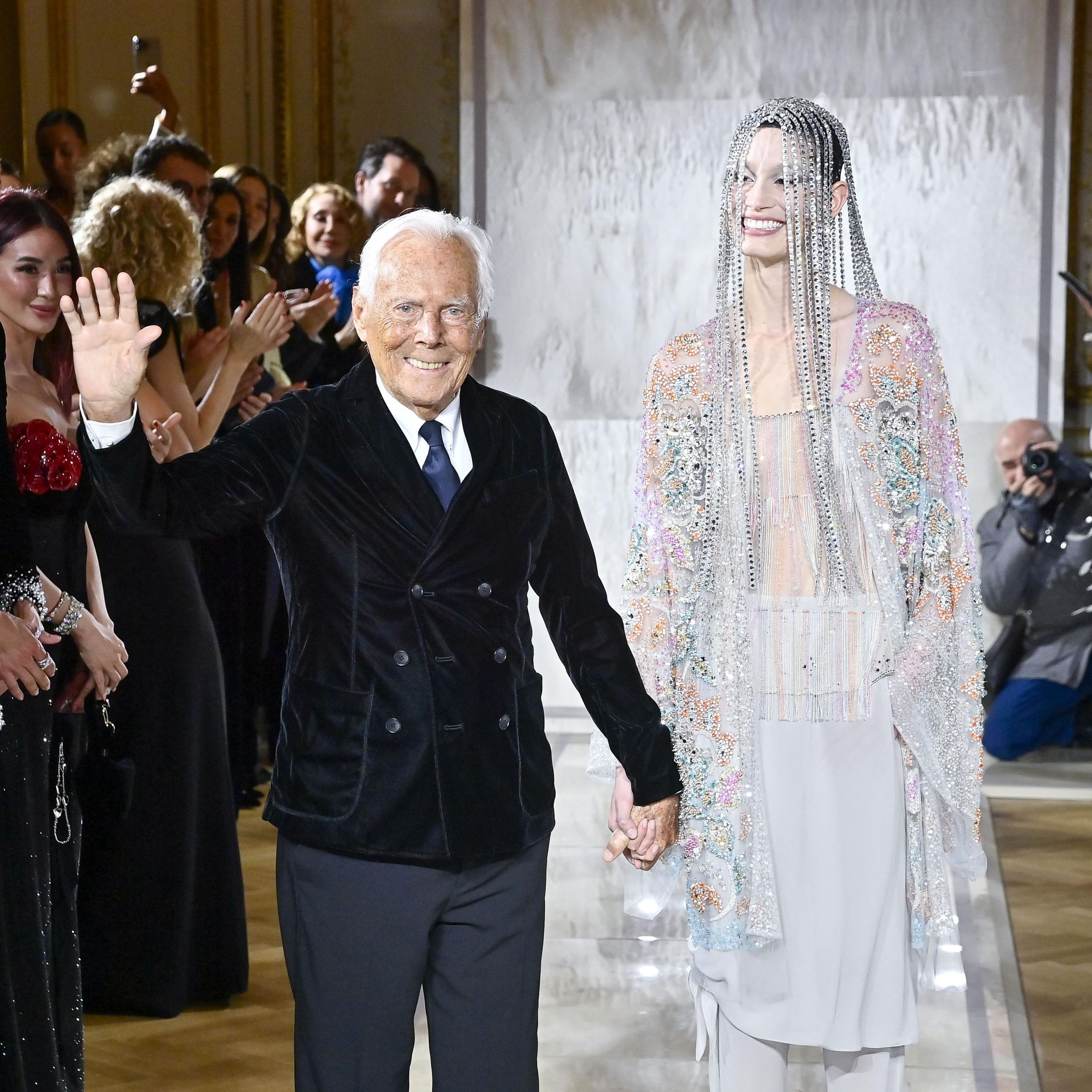 Inside Giorgio Armani Privé's 20th-anniversary show in Paris