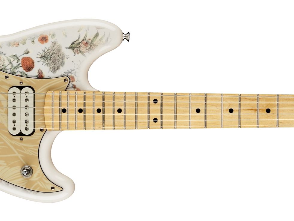 ギター Fender Shawn Mendes Musicmaster Fender Shawn Mendes Musicmaster Maple - Floral | Cream City