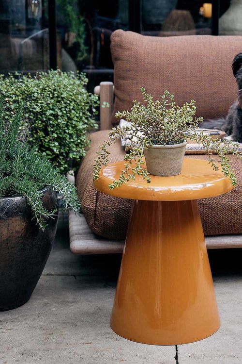 Monroe Enamel Side Table