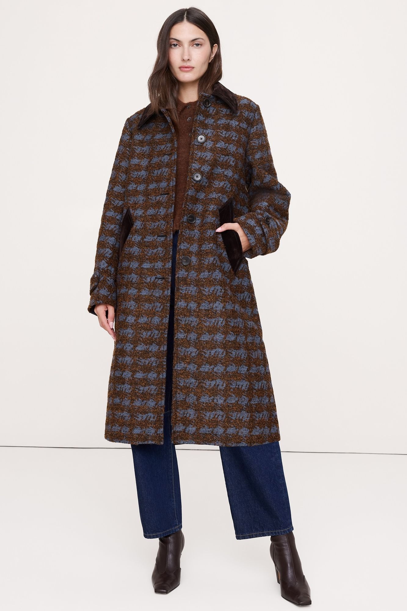 Italian Jacquard Overcoat