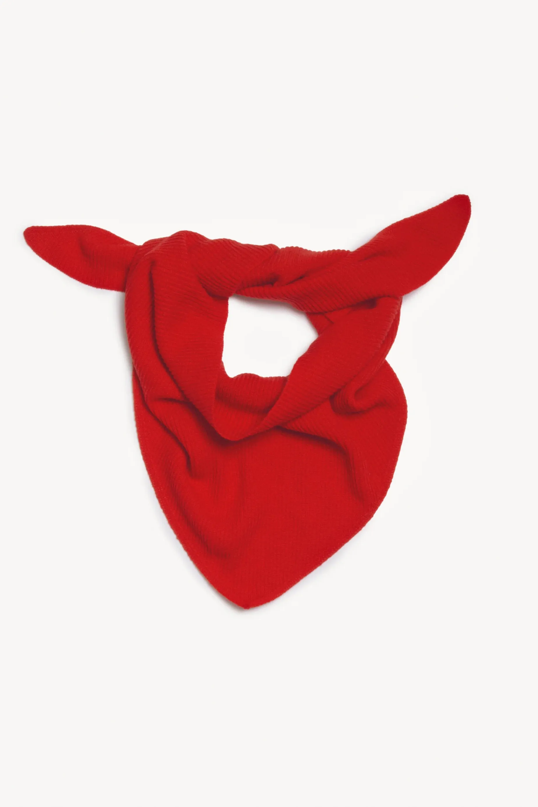 &amp;amp;Daughter, Fionn XL Cashmere Foulard in Poppy Red
