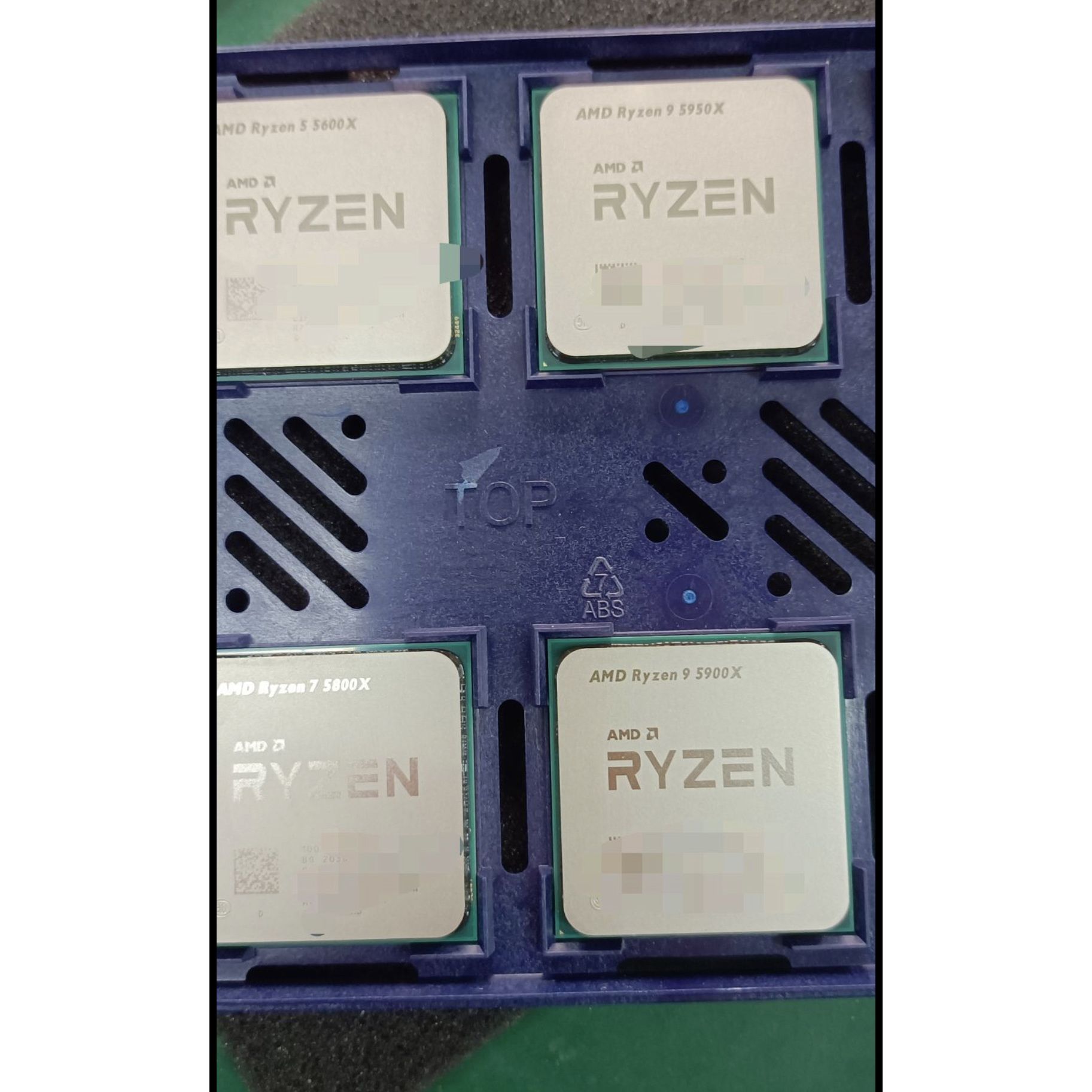 AMD's Ryzen 5600X, 5800X, 5900X, and 5950X CPUs Pictured | Tom's