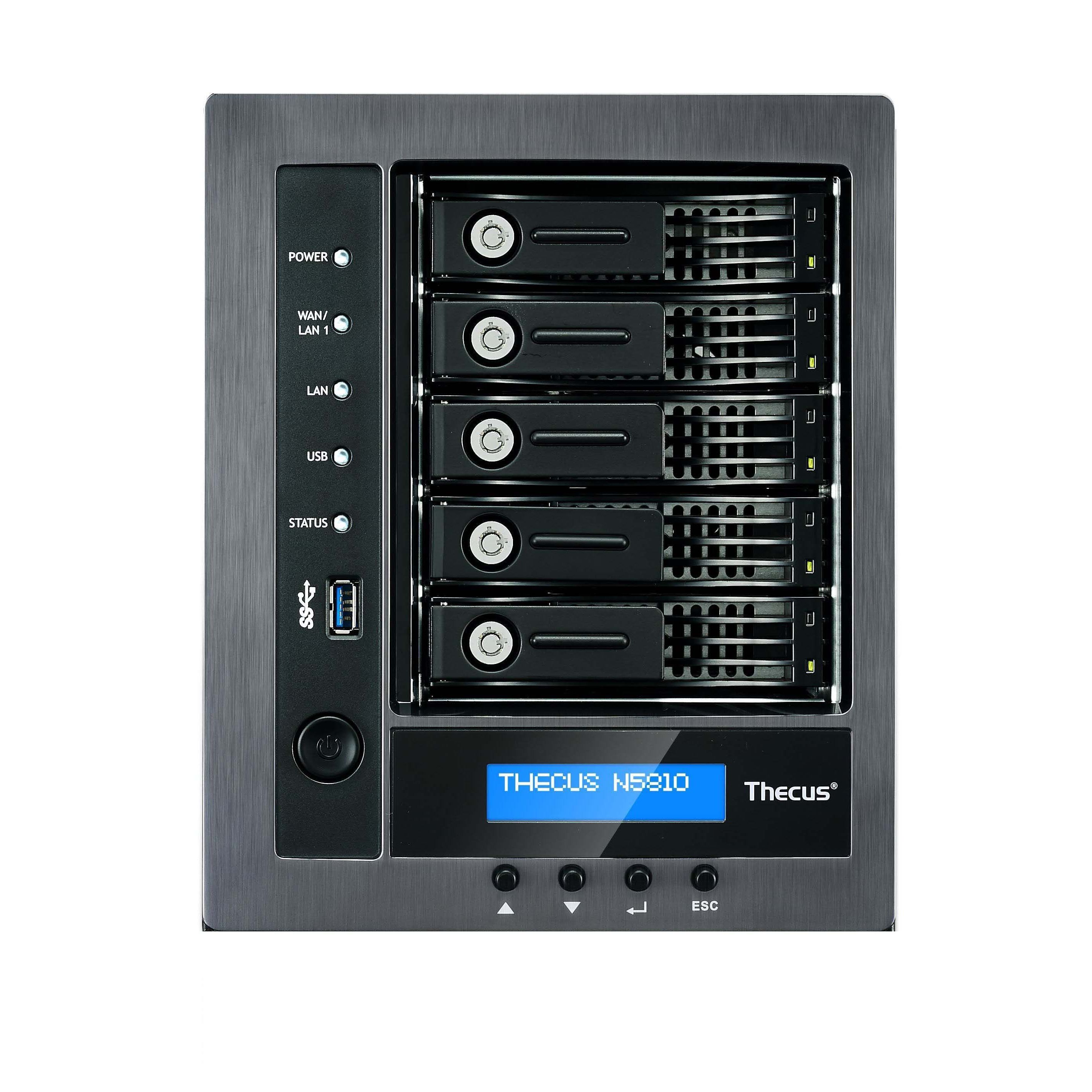 Thecus N2810 Plus NAS (メモリ増設済み 8GB) Thecus N2810 Plus NAS (メモリ増設済み 8GB)