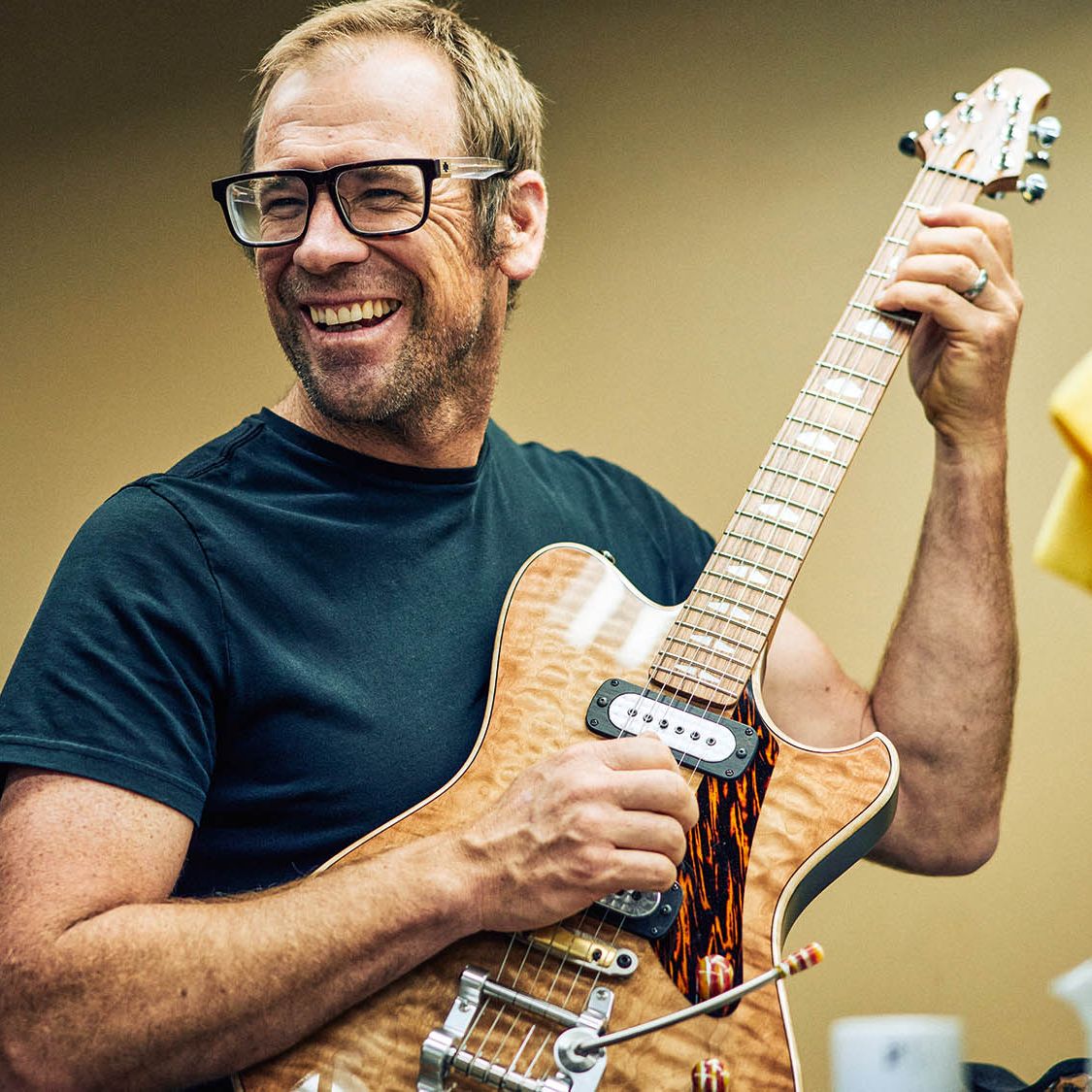 Andy Powers of Powers Electric &amp;ndash; and Taylor Guitars &amp;ndash; tries on the new A-Type for size and likes what he hears.