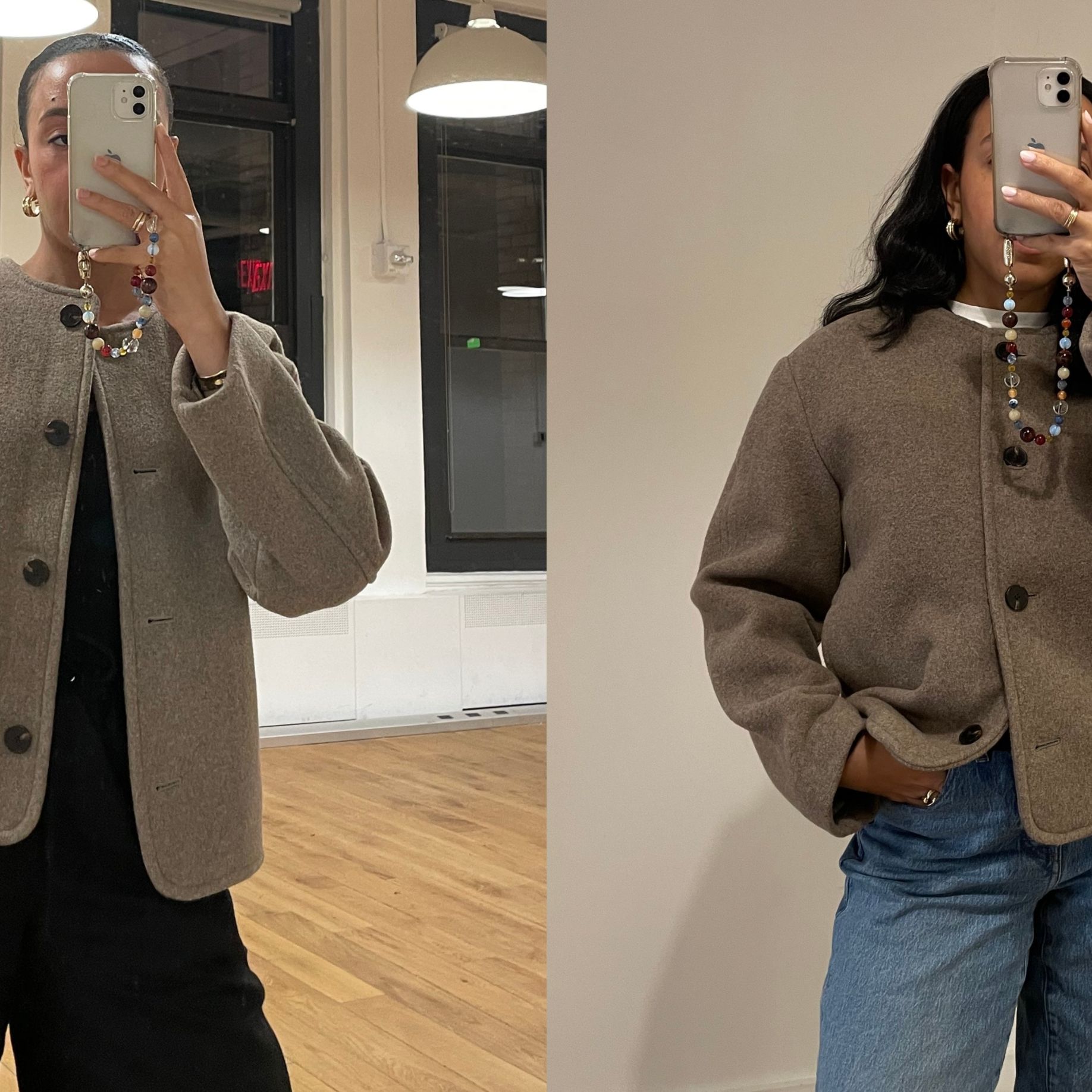 Shop Fall 2025's Collarless Coat Trend | Marie Claire