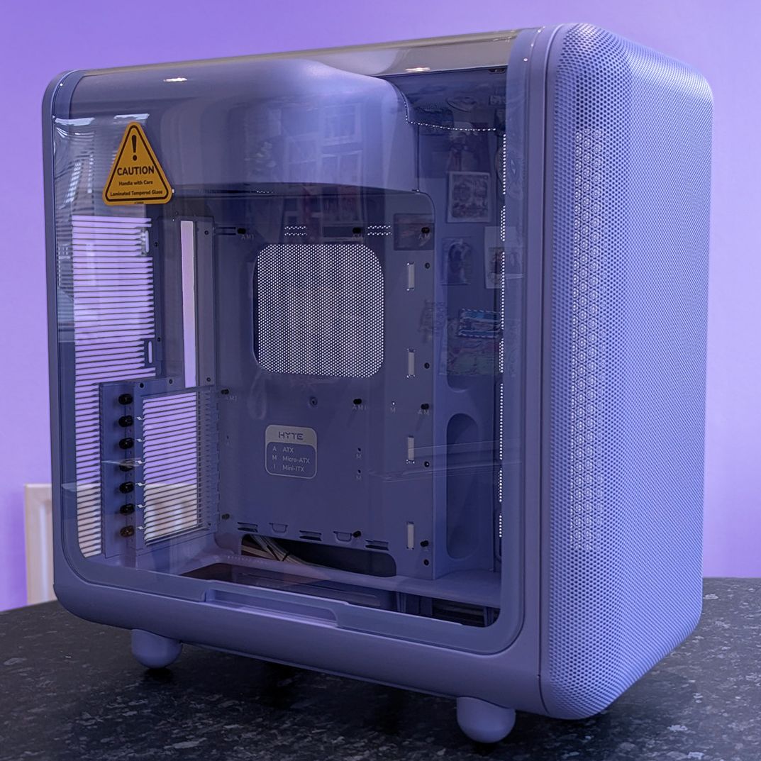 HYTE X50 PC case review: I love its cat paws and curved glass