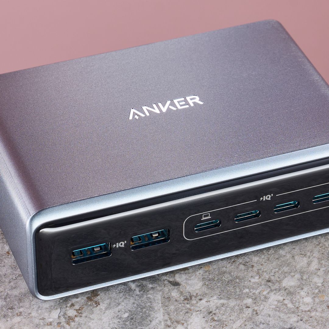 Anker - Anker Prime Chaerger 200w 6Ports GaN  ④ Anker Prime Charger, station de charge GaN 6 ports 200 W
