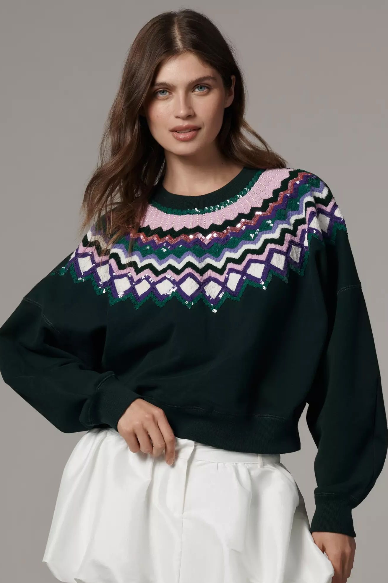 Essentiel Antwerp Embellished Pullover Sweater