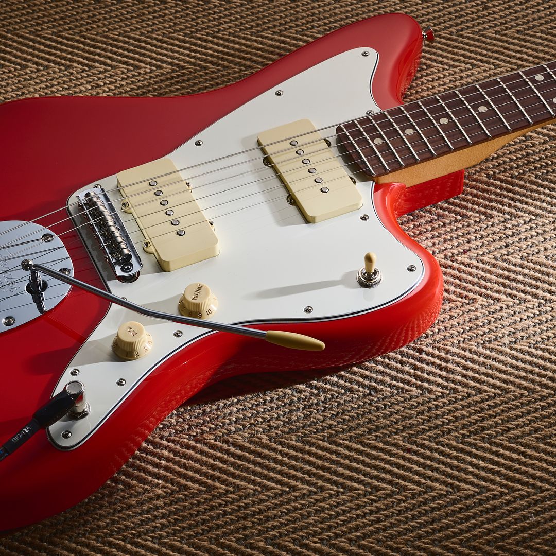 HardRlic Jazzmaster Type/Hot Blade PU×2 Metallic Purple Burst Jazzmaster Electric Guitar Solid Body