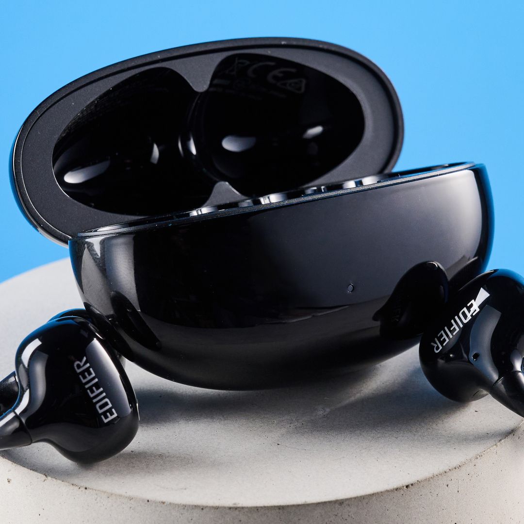EDIFIER LolliClip ワイヤレスイヤフォン ブラック Edifier LolliClip｜AIノイズキャンセリング搭載・空間