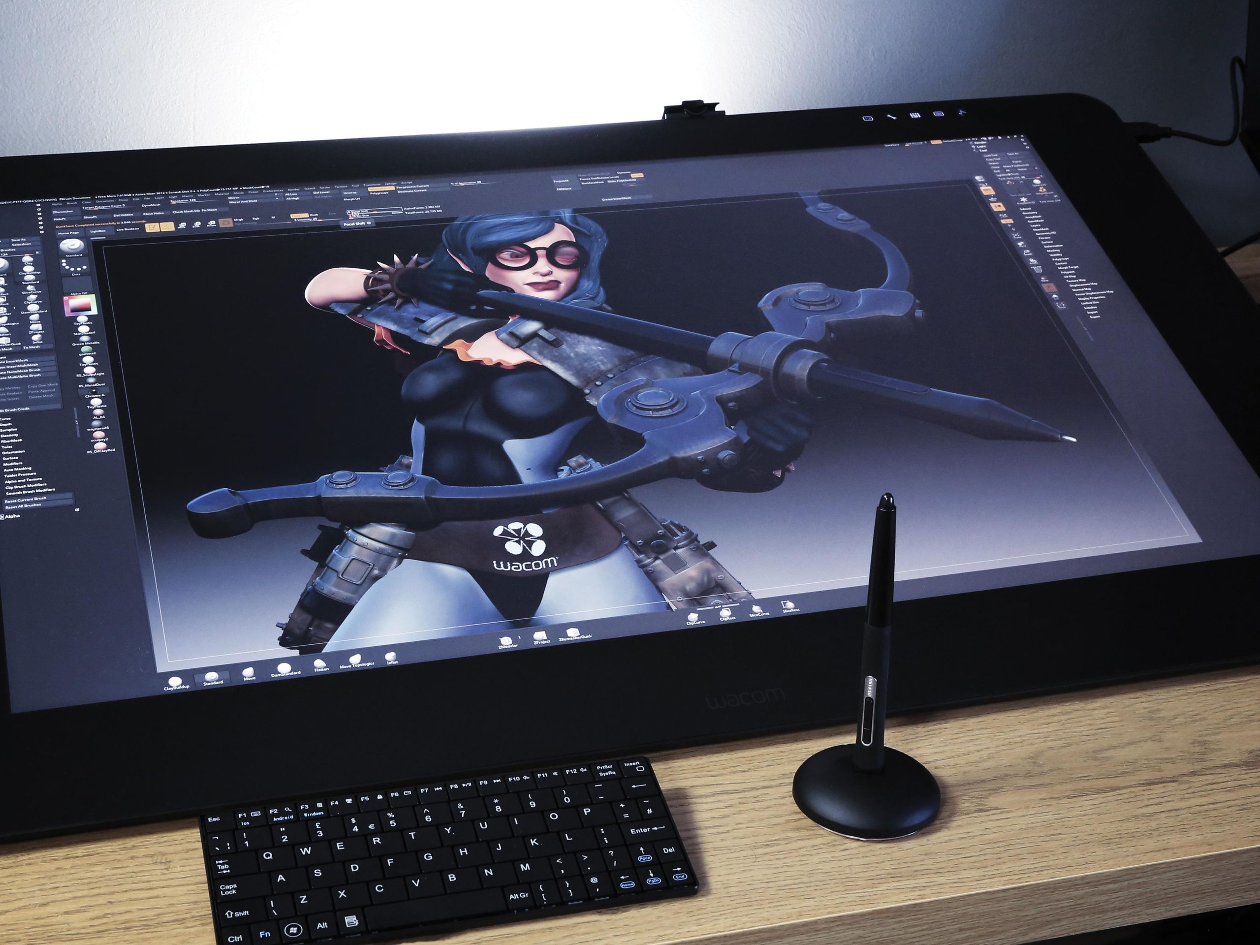 [液晶難あり]Wacom Cintiq Pro 32 (DTH-3220/K0) Wacom Cintiq Pro 32 review | Creative Bloq