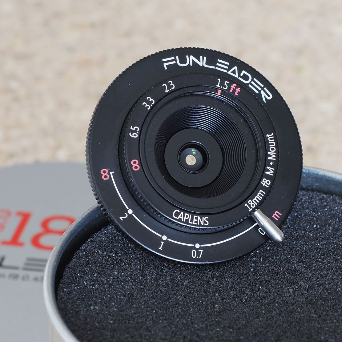 FUNLEADER CAPLENS 18mm F8.0 ソニーE #4350 Funleader CAPLENS 18mm f/8.0 for Street Photography