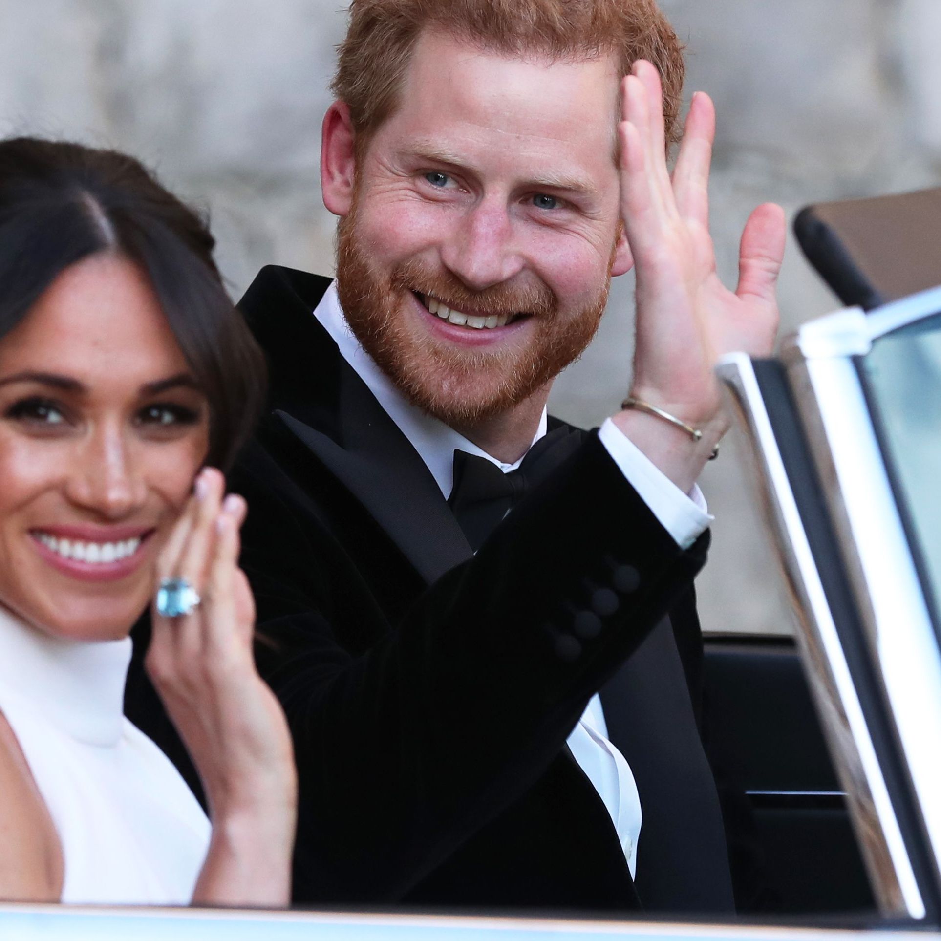 sachin and babi light blue dress Get Meghan Markle's Minimalist Wedding Day Look main image 1