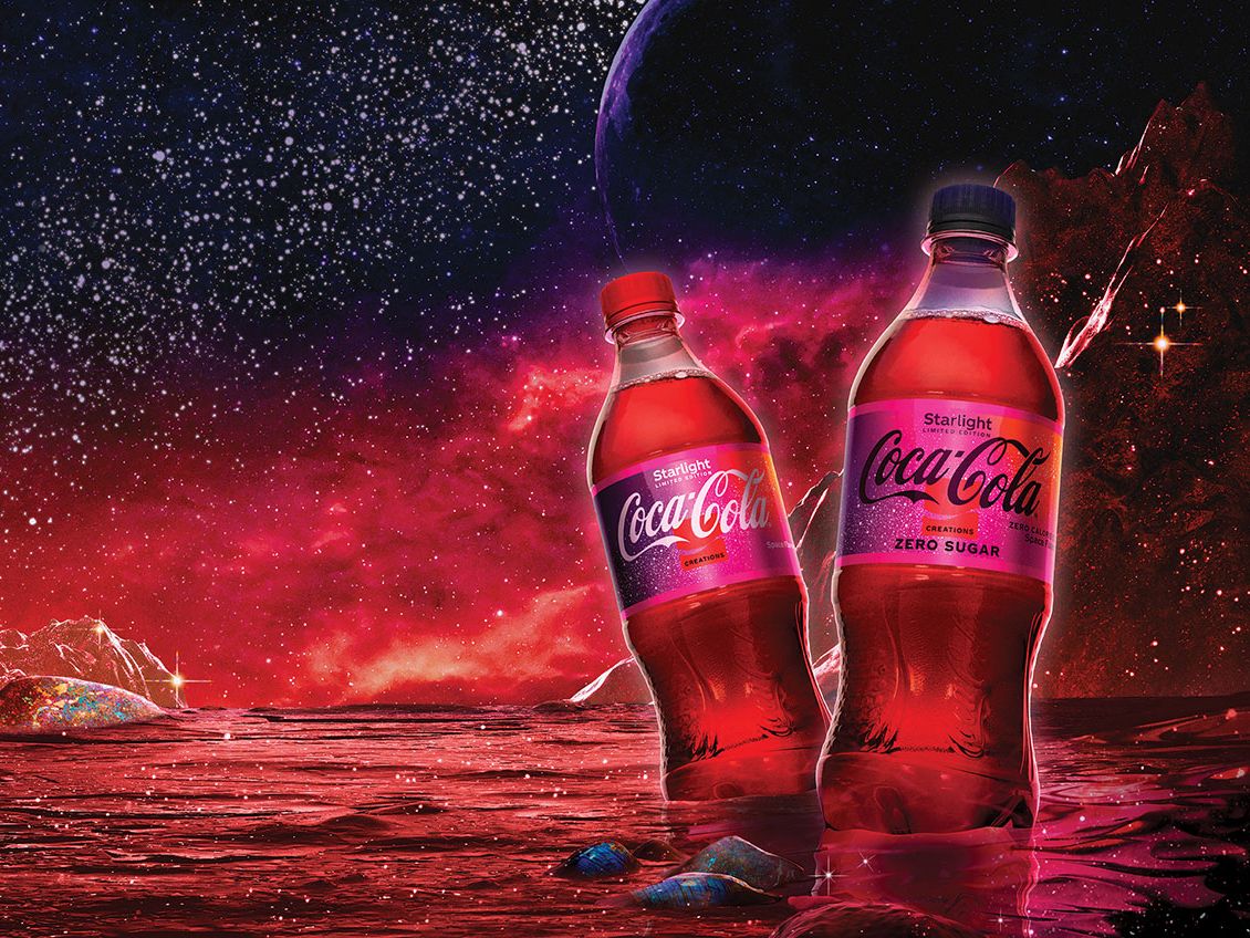 Coca-Cola Light ポスターデザイン