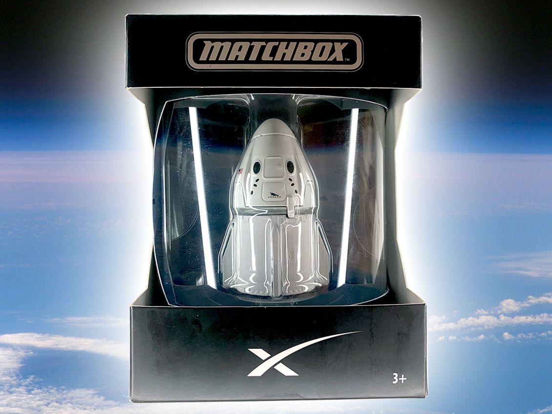 SpaceX's Crew Dragon capsule is now a Matchbox die-cast model | Space