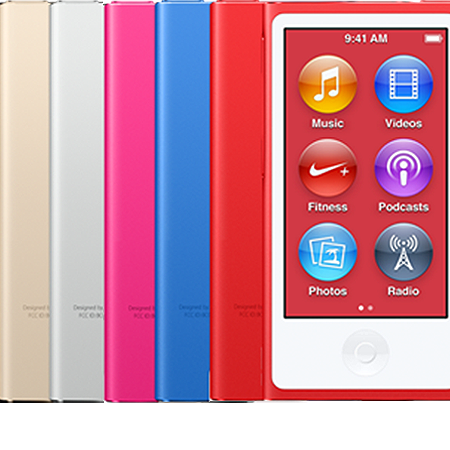 Apple iPod nano(第7) & iPod shuffle(第4) Apple、2012年に発売したiPod nano (第7世代)とiPod shuffle (第