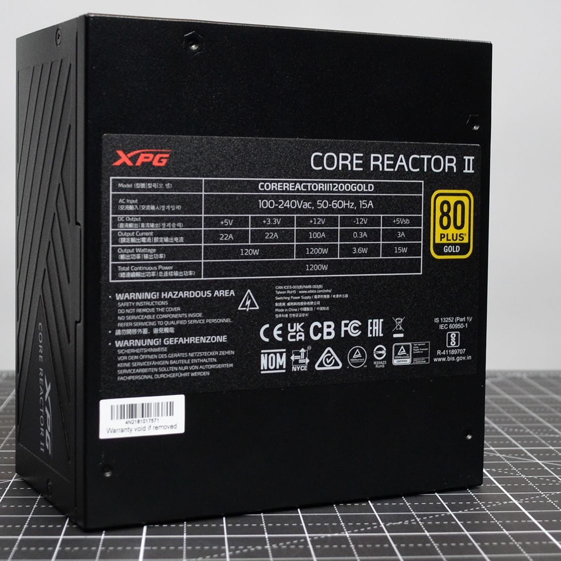 XPG Core Reactor II 1200W ATX 3.0 80 PLUS Gold review: a midrange