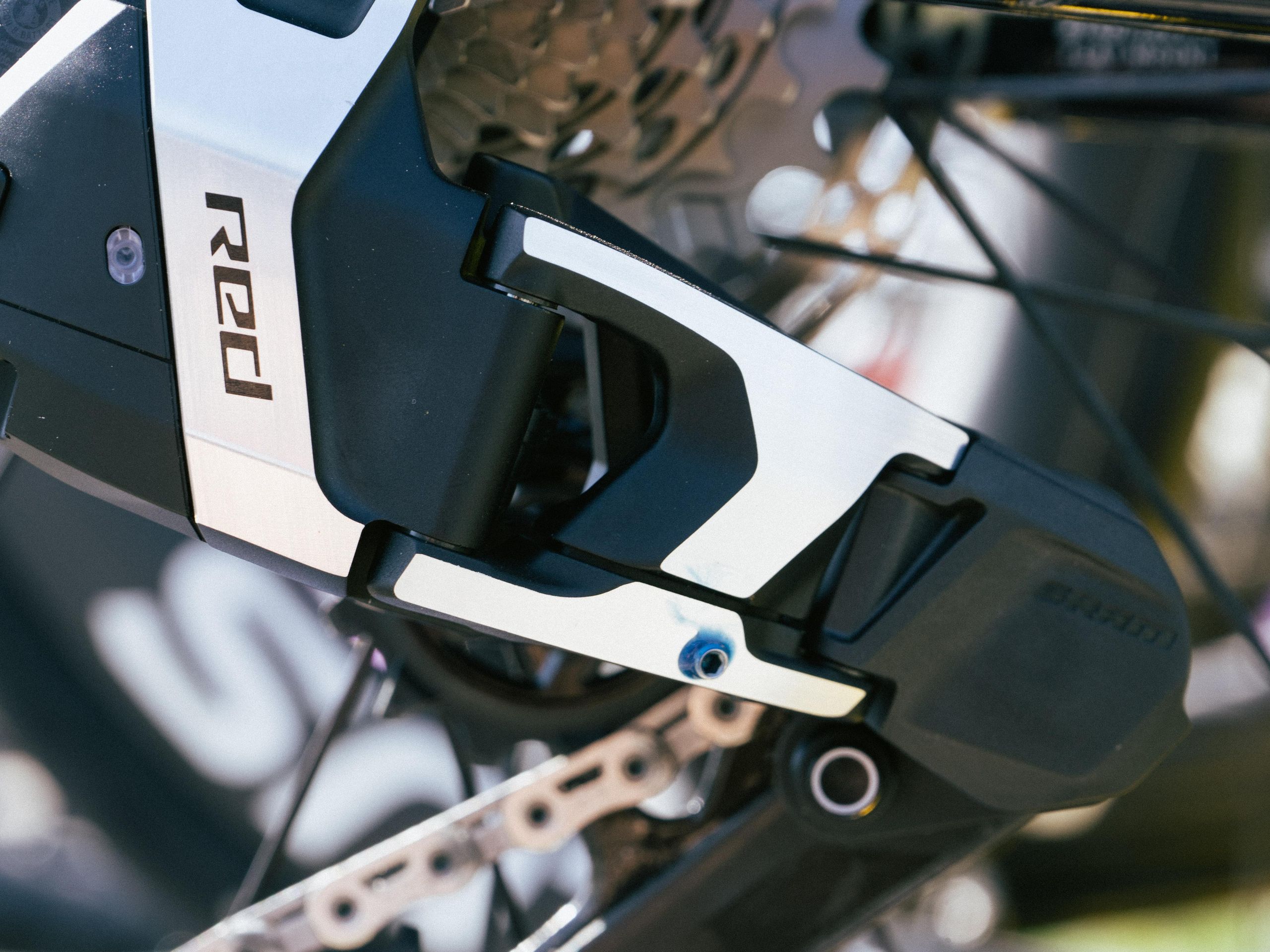 Lidl-Trek have drilled their 13sp derailleurs for Paris-Roubaix to