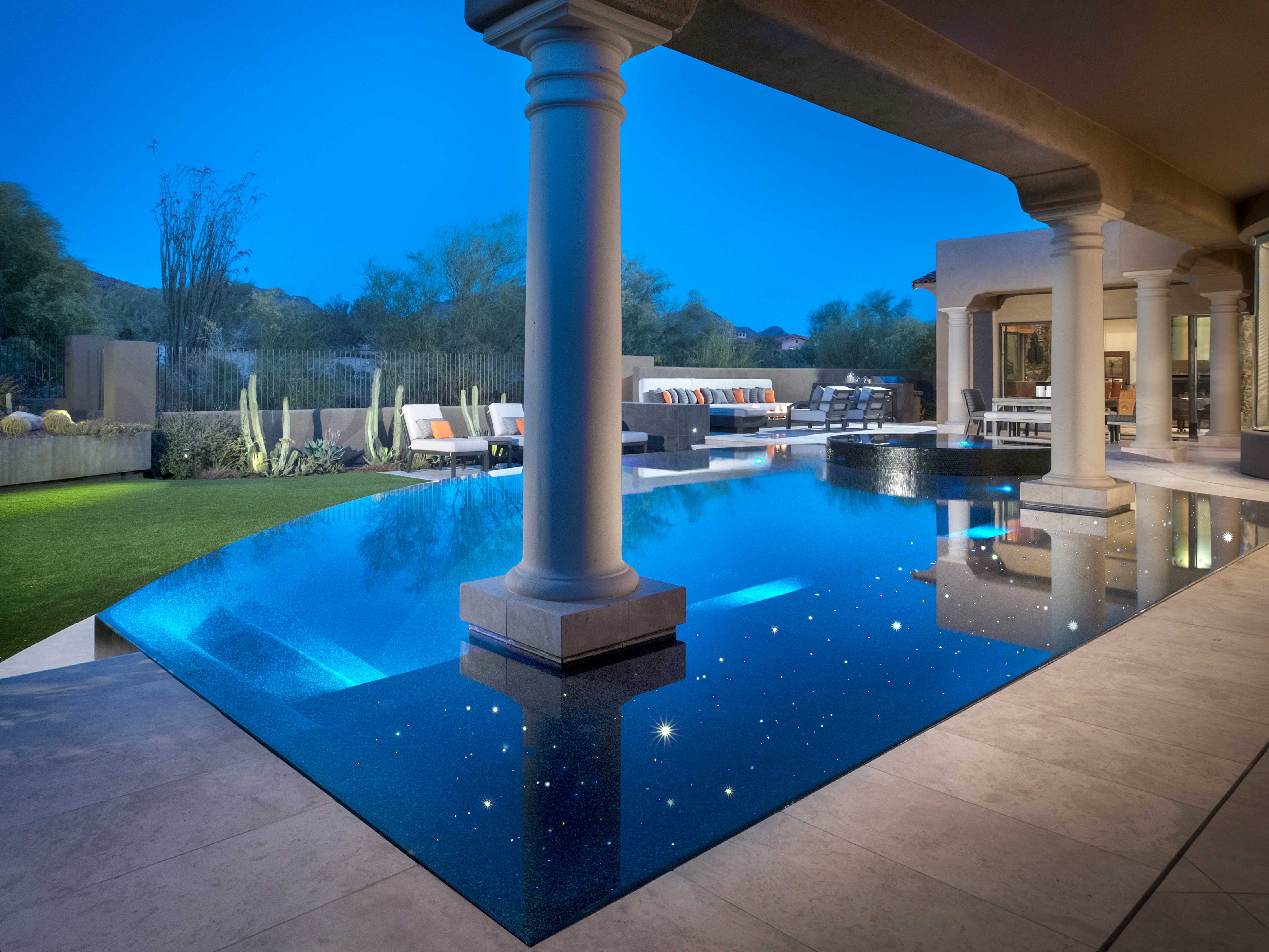 Backyard Pool Lighting Ideas