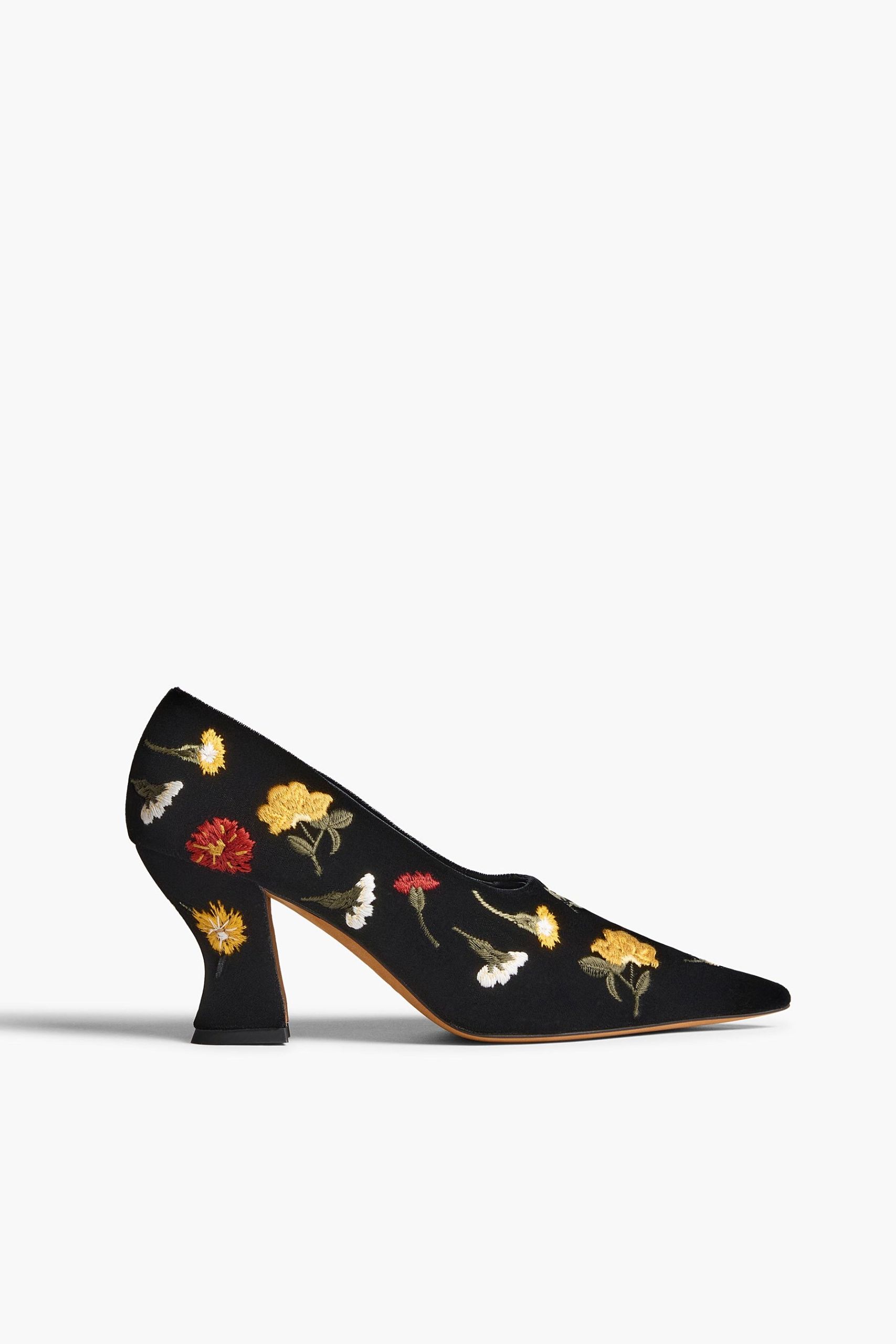 Colleen Pump in Black Multi - 35 / Black Multi / 98%cotton,2%elastane