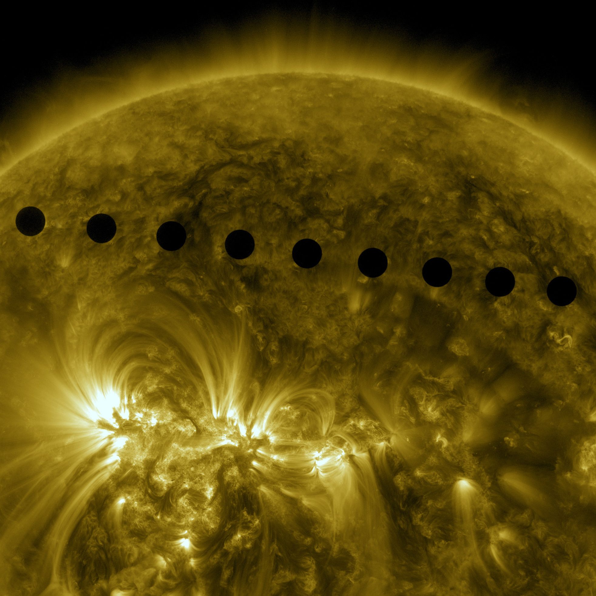 Venus crossed the sun's face 10 years ago. It happens again in