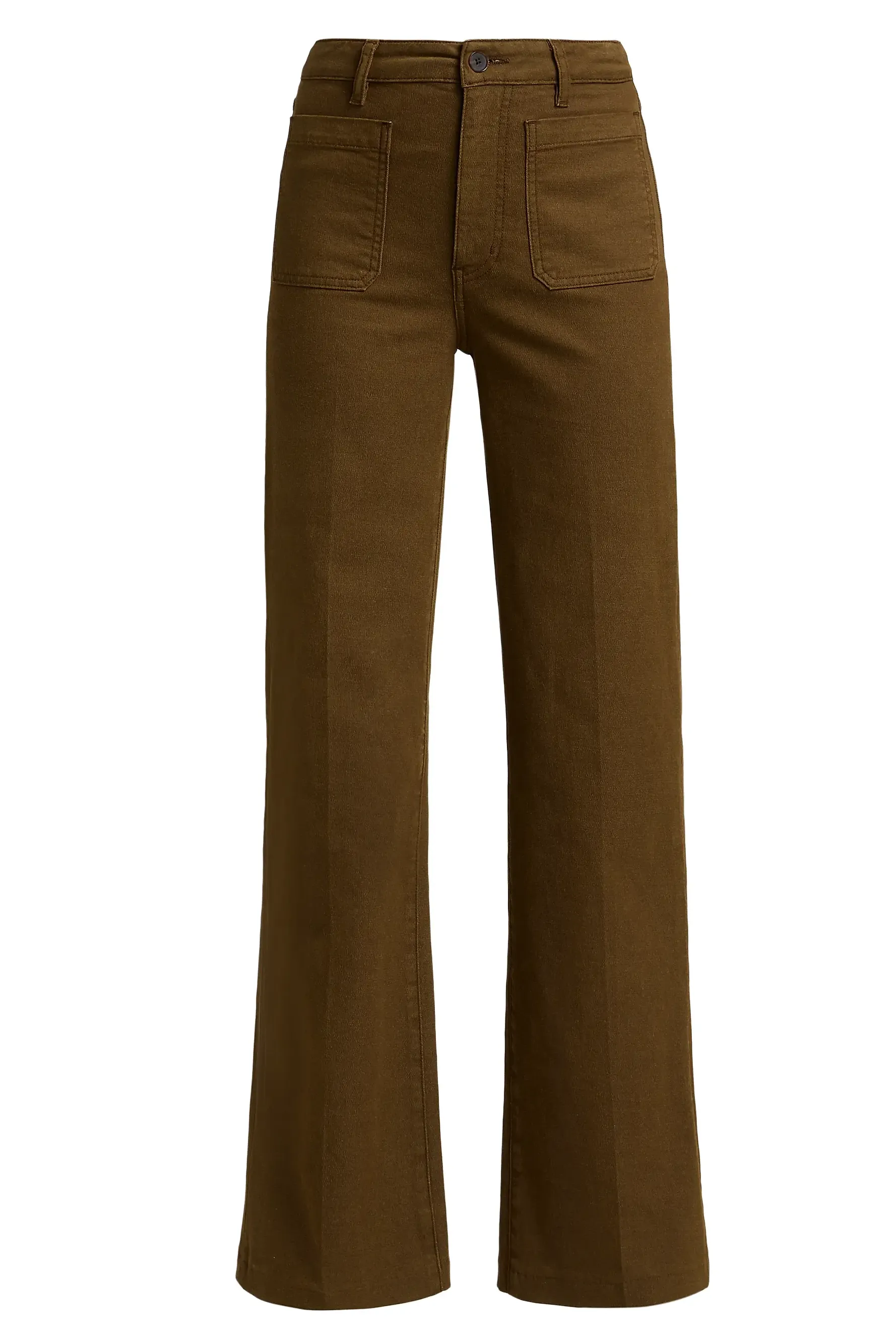 The Refined High-Rise Wide Flared Jeans