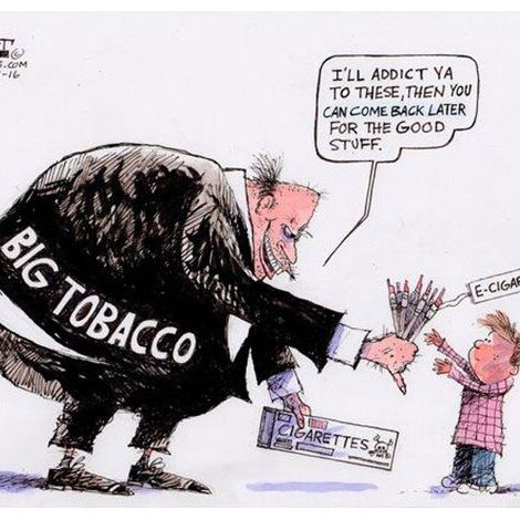 cartoon tobacco Editorial cartoon Big Tobacco e-cigarettes cartoon tobacco Editorial cartoon Big Tobacco e-cigarettes