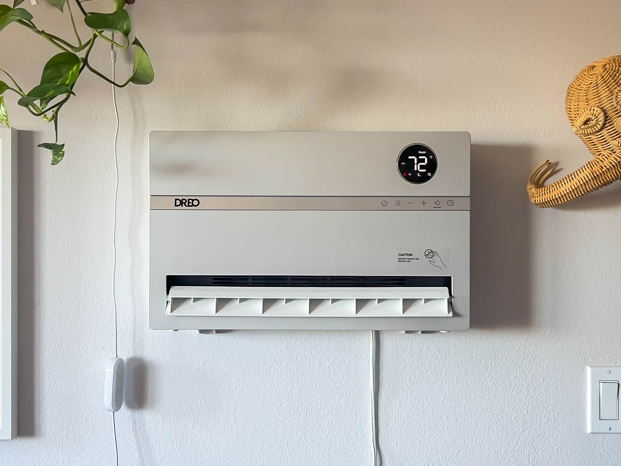 Room Heater Alexa Compatible Space Heater Dreo Wall Heater, 1500W