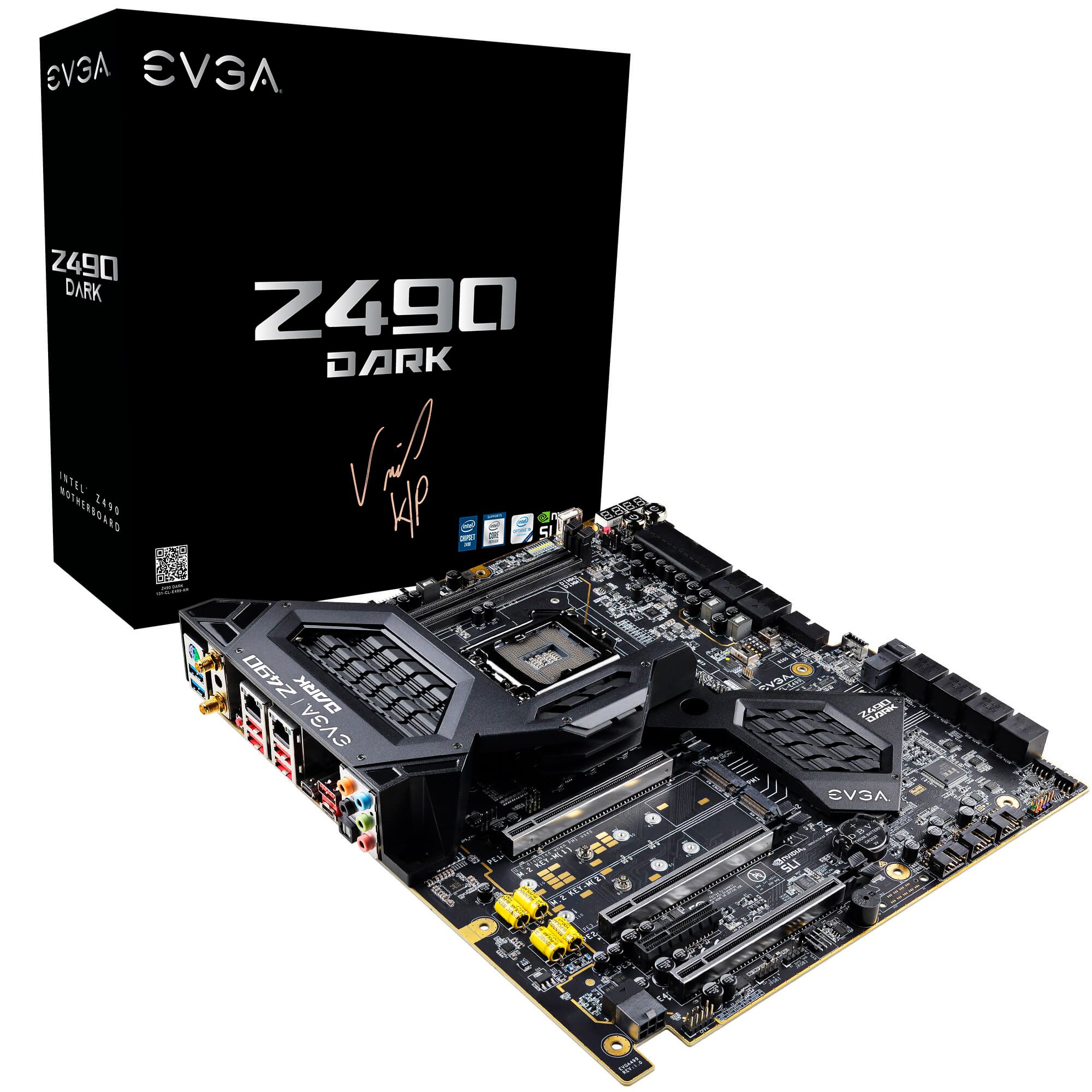 EVGA Releases The Z490 Dark K|NGP|N Edition Motherboard For