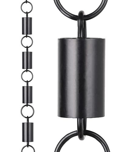 Channel Link Aluminum Rain Chain 8.5 Ft.