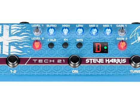 Want to play with madness? Check out Tech 21's Steve Harris SH1