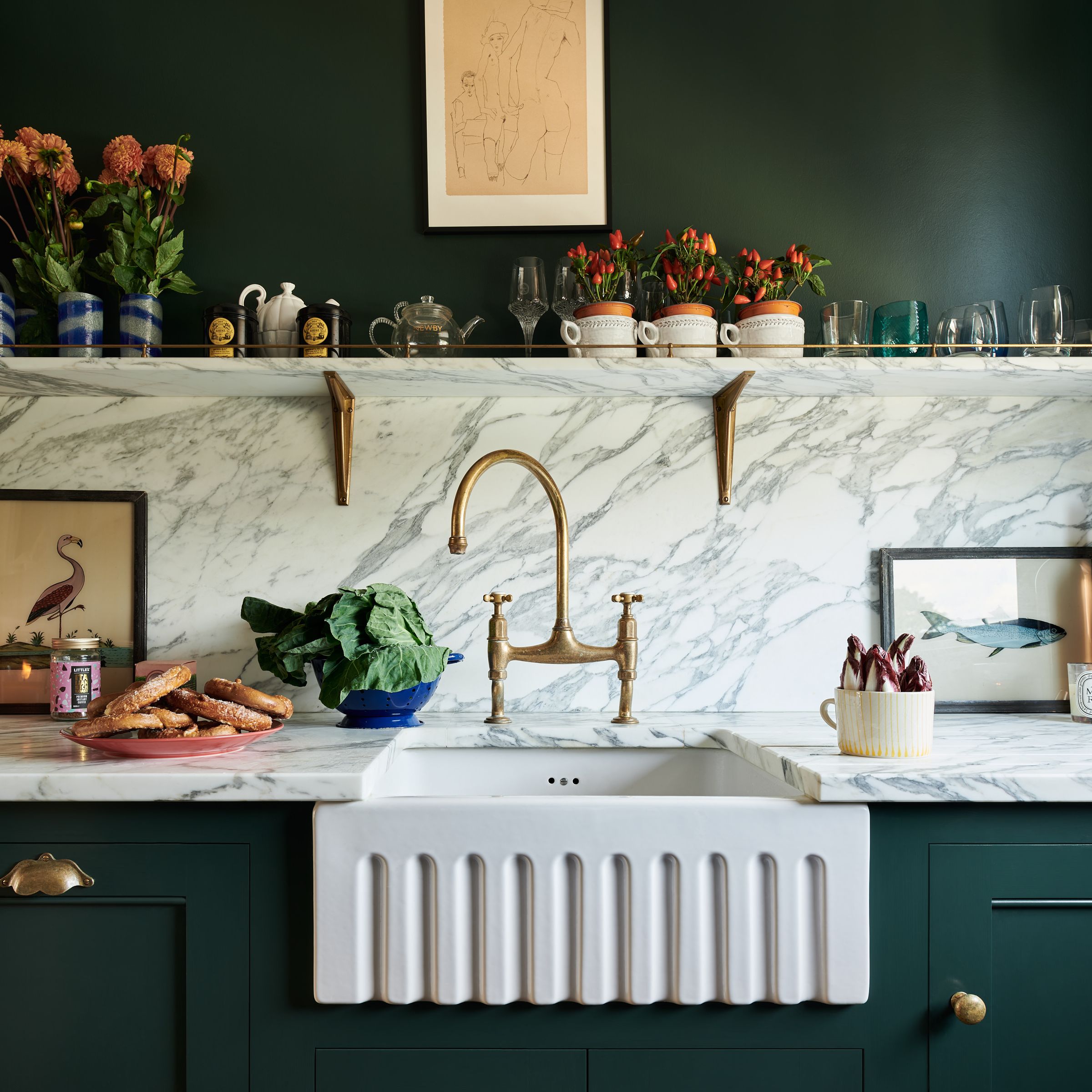 What Colour Walls Go With Green Kitchen Cupboards - Infoupdate.org