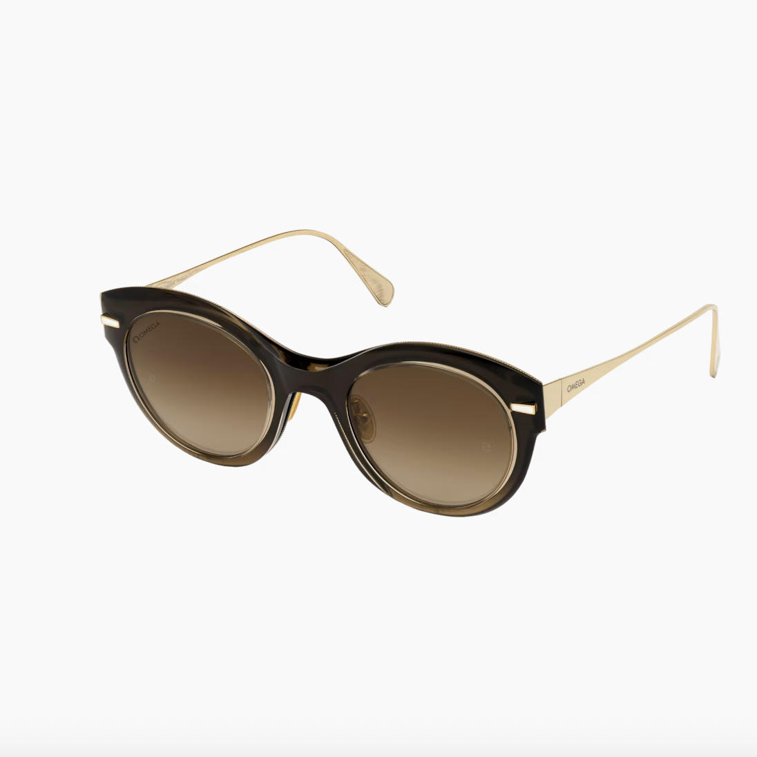 Omega, Cat-Eye Sunglasses for Woman Om0023-H5105g
