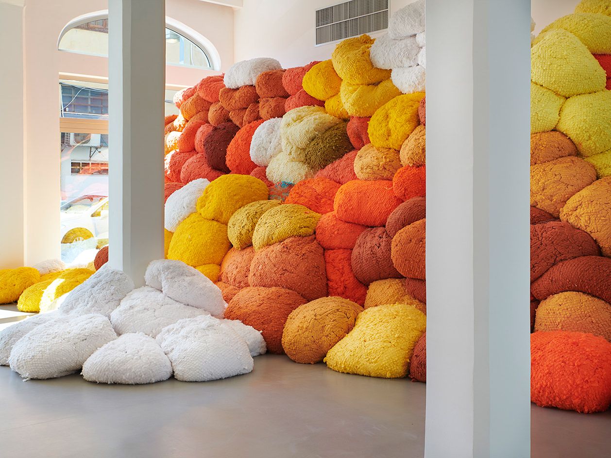 Sheila Hicks' thrilling textiles take Magasin III Jaffa | Wallpaper*