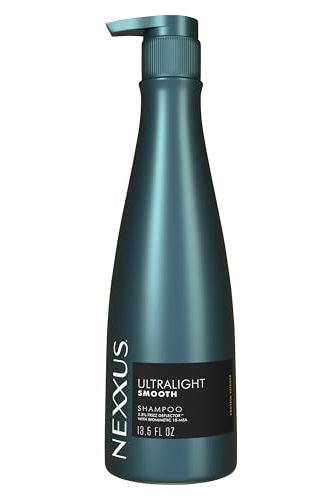 Nexxus Ultralight Smooth Shampoo Weightless for Dry and Frizzy Hair Smooth Hair Treatment to Block Out Frizz 13.5 Fl Oz