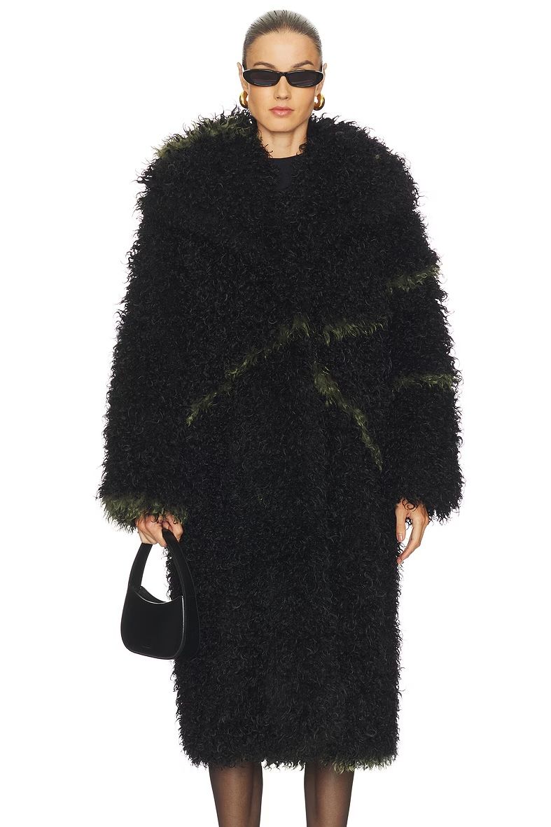Jakke faux fur coat