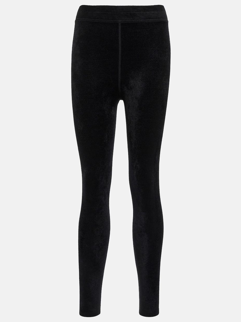 High-Rise Leggings in Black - Alaia