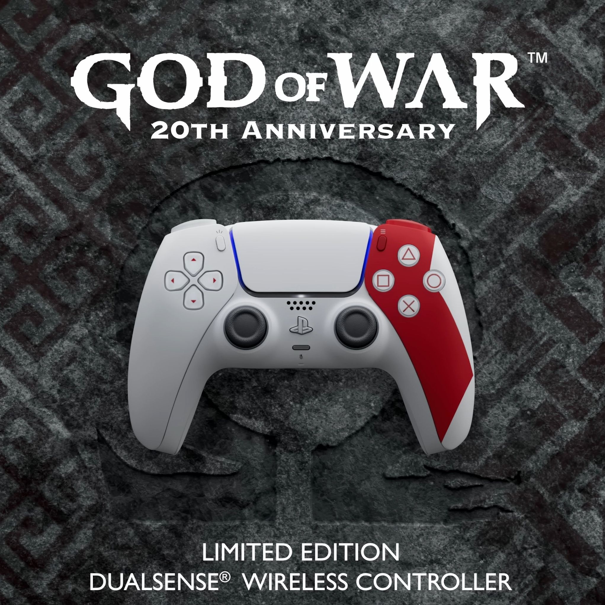 DualSense GOD OF WAR Limited Edition 限定 God of War 20th Anniversary Limited Edition DualSense