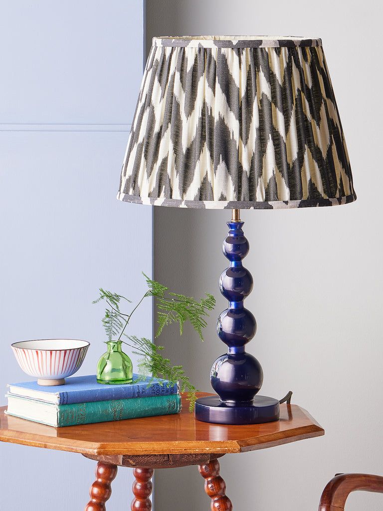 Aurora Table Lamp in Blue Resin