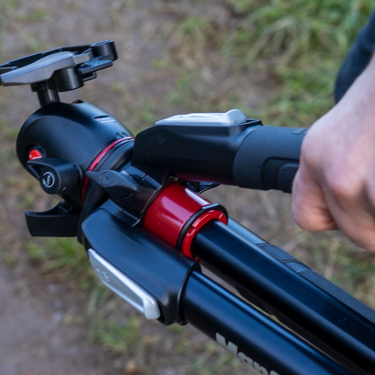 その他 manfrotto 052JB Manfrotto 502HD Ball Base Fluid Head / 546GB Tripod / and Carrying