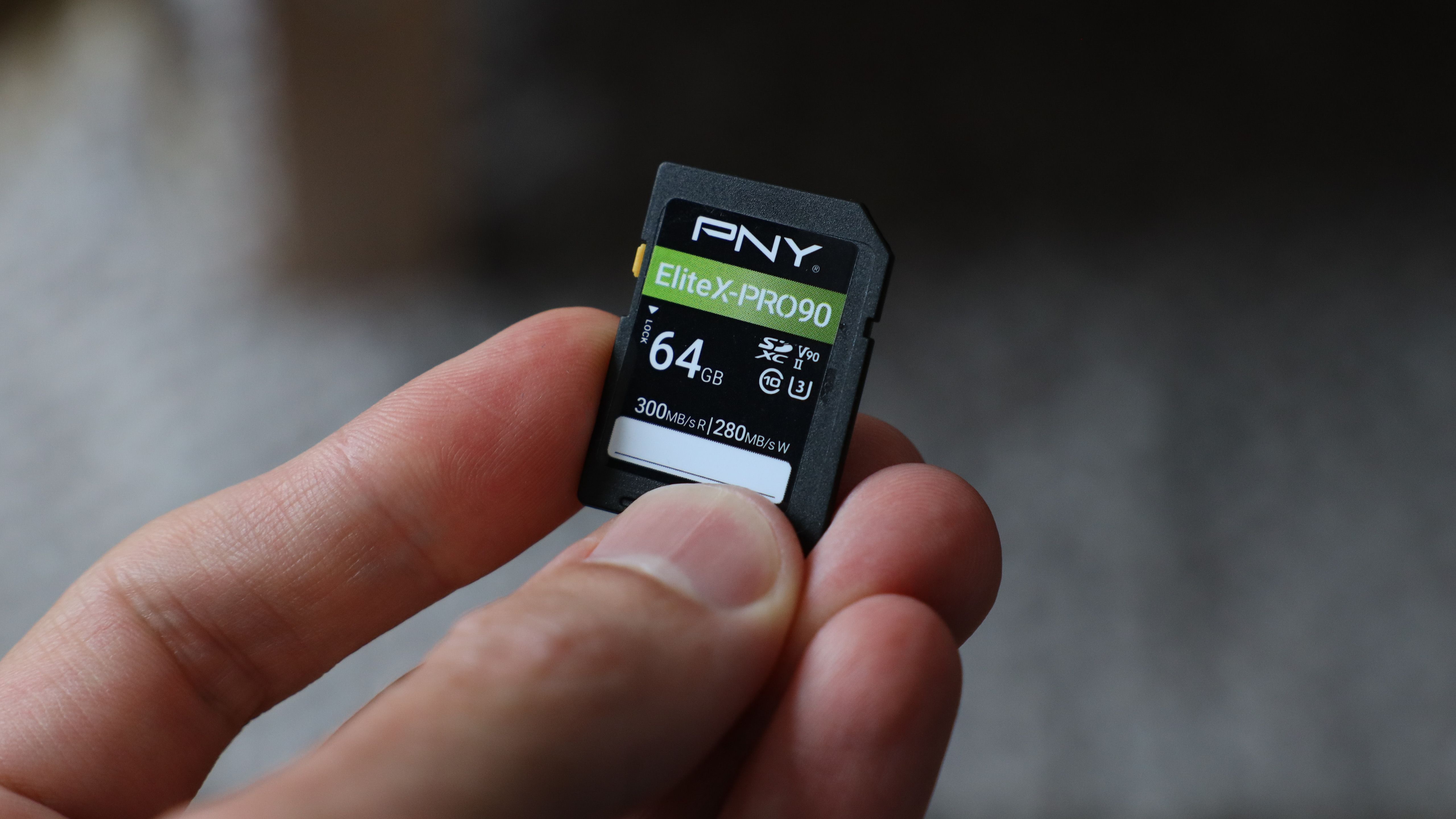 Content Creator Camera PNY 128GB EliteX-PRO90 UHS-II SDXC Memory