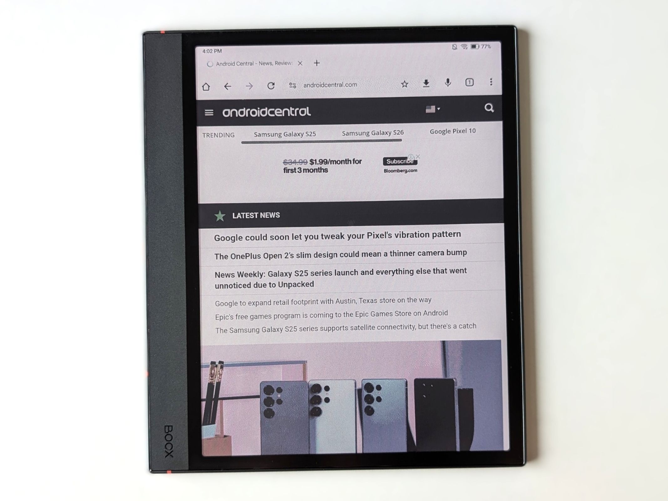 BOOX Note Air | 10.3'' ePaper Tablet with Android10 – The