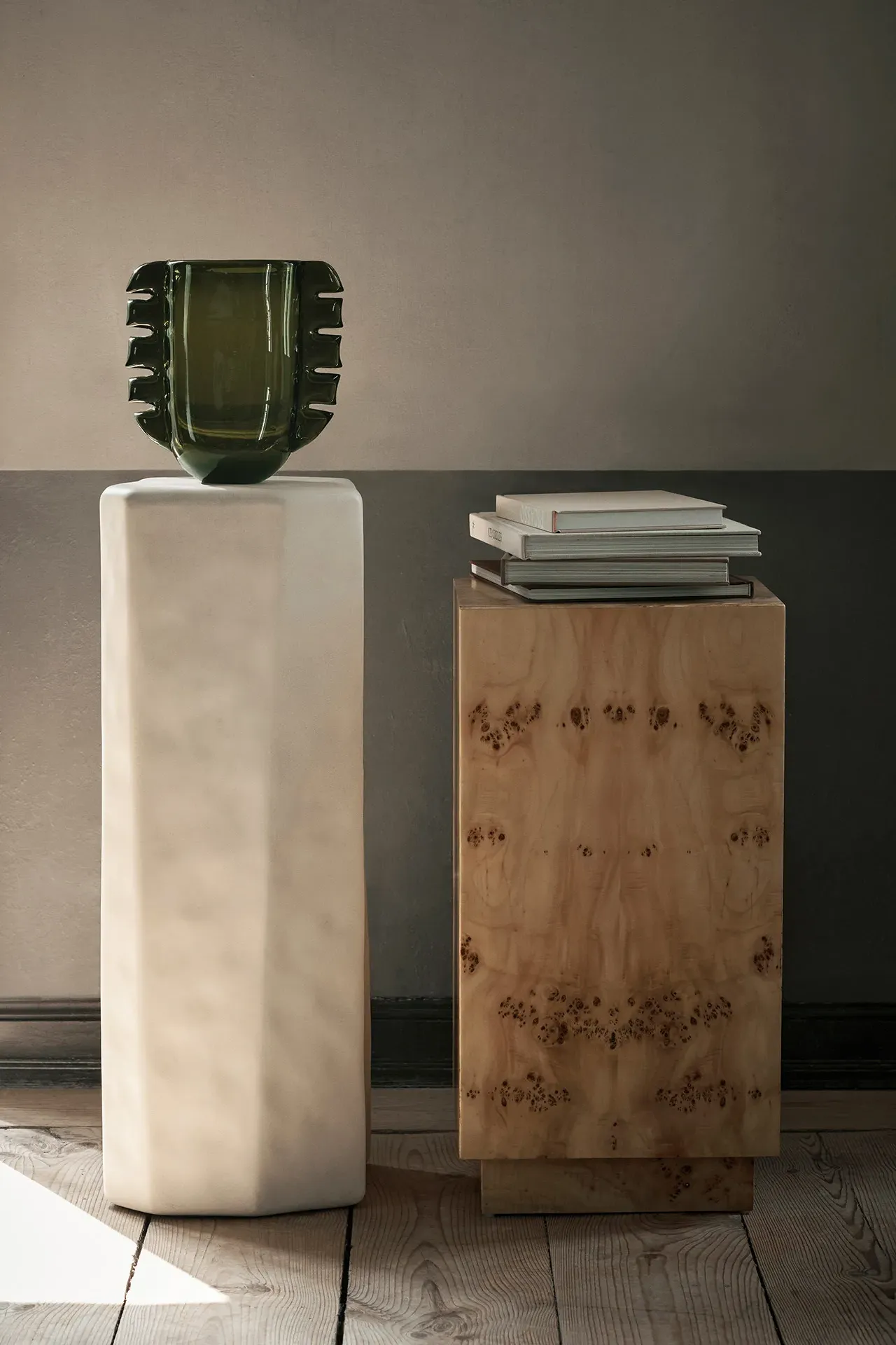 Ferm Living, Burl Side Table Pedestal, Natural