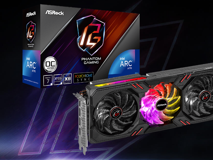 グラフィックボード・グラボ・ビデオカード ASRock Intel ARC A770 Phantom Gaming 8GB ASRock | Intel Arc A770 Phantom Gaming D 8GB OC