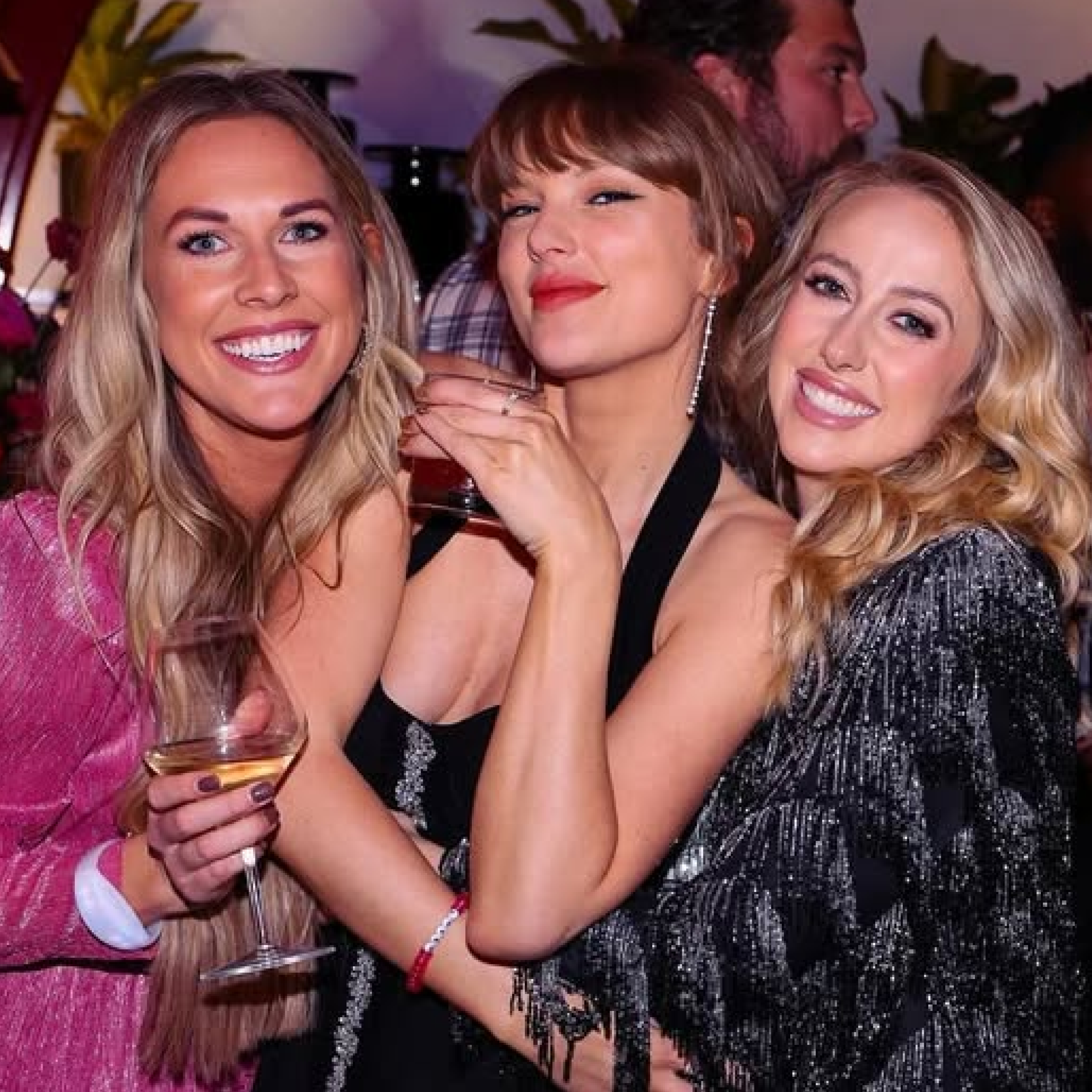 Taylor Swift Toasts Her 35th Birthday in a Little Black Balmain Dress |  Marie Claire