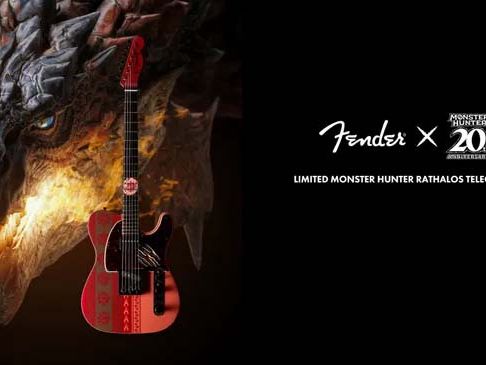 ギター Fender Limited Monster Hunter Rathalos gmmRMKrku64WSdcBgyCPYG.jpg